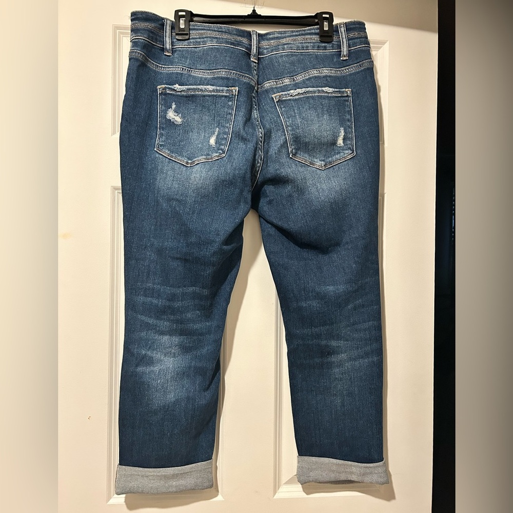 Like New Buckle BRIDGE BY GLY Hudson Mid-Rise Ankle Stretch Straight Jean - Picture 4 of 13
